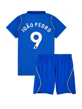 Otroški Nogometna dresi replika Chelsea Joao Pedro #9 Domači 2026-27 Kratek rokav (+ hlače)